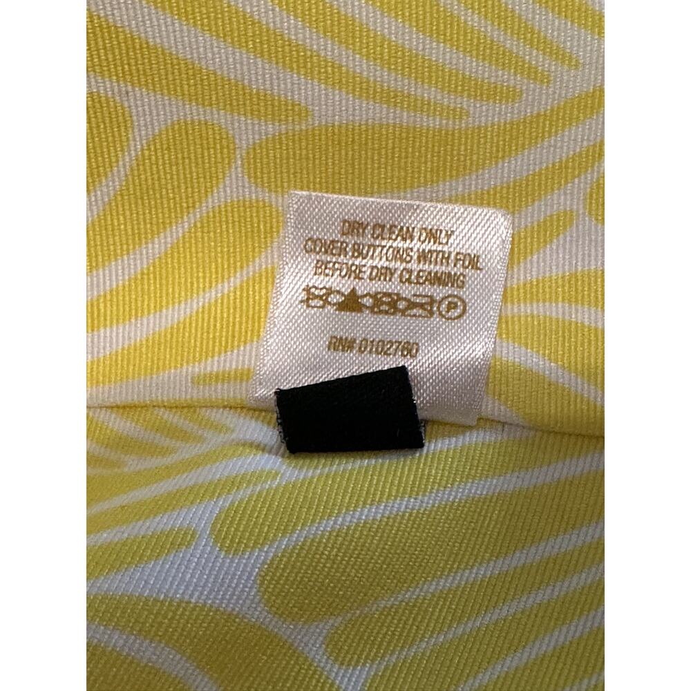 NWT Kate Spade NY Hayley Coat light jacket dress yellow white dive in $498 SZ 14 - Picture 11 of 13